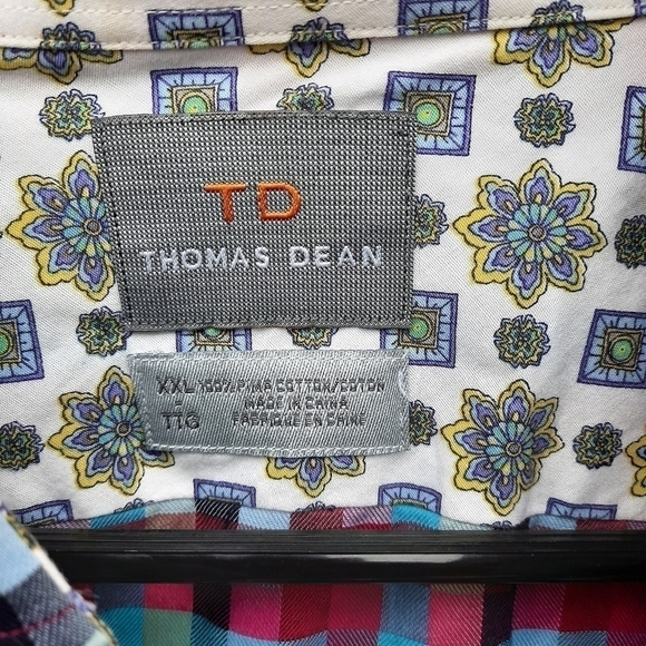 🌟 Thomas Dean flip cuff shirt size xxl - Picture 5 of 5